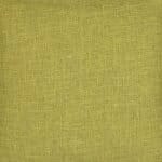 Zoomed in image of an olive cushion cover made of soft cotton linen