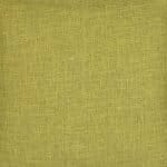 Zoomed in image of an olive cushion cover made of soft cotton linen