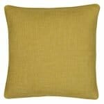Bright and beautiful yellow cushion cover in soft fabric