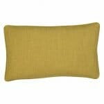 Chic rectangular soft cushion cover in a lovely yellow colour