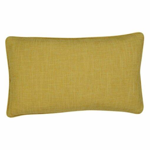 Chic rectangular soft cushion cover in a lovely yellow colour