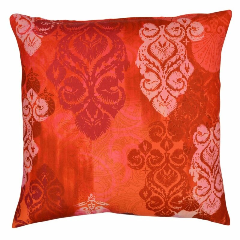 Carnival Bold Outdoor Cushion Cover – 45cm x 45cm - SC578-45 Image of bright and bold orange coloured outdoor cushion cover in 45cm x 45cm size