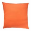 Photo of plain orange outdoor cushion