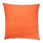 Photo of plain orange outdoor cushion