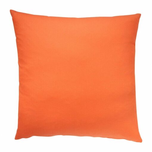 Photo of plain orange outdoor cushion