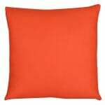 45cm x 45cm coral orange outdoor cushion made with water resistant fabric
