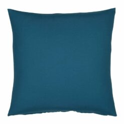 Image of blue outdoor cushion made of UV and water resistant fabric