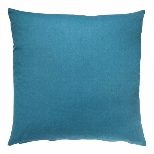 Image of plain outdoor cushion in blue colour