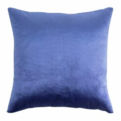 square Velvet cushion in Sapphire colour.
