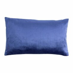 Rectangular Velvet cushion Cover in Sapphire colour.