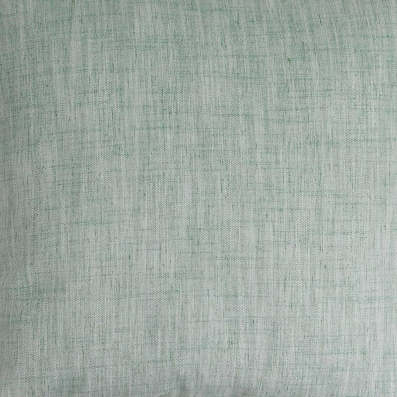 closer look at a Linen cushion Cover in Stone Blue colour.
