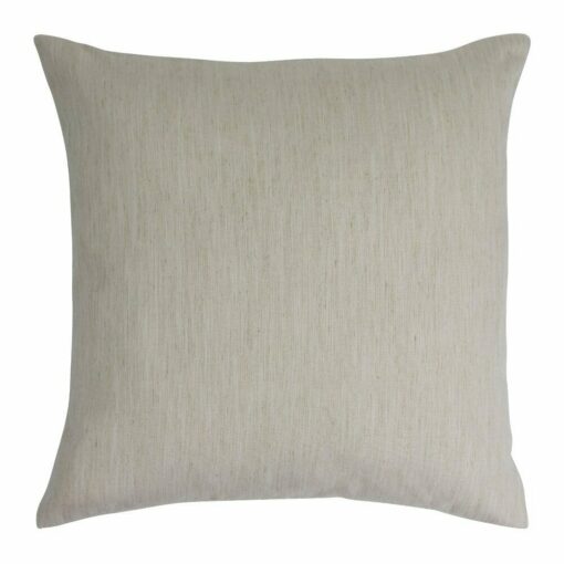 square Linen cushion in Ivory colour.