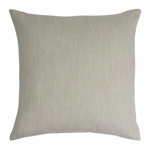 square Linen cushion in Ivory colour.