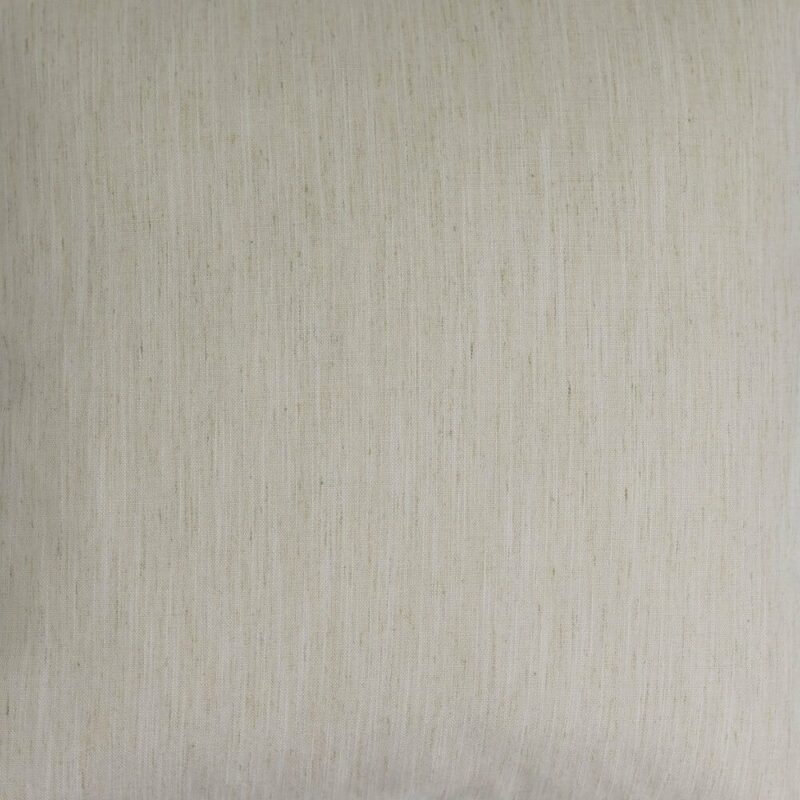closer look at a square Linen cushion Cover in Beige colour.
