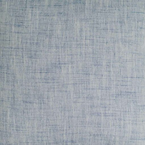closer look at a square Linen cushion in Light Denim colour.