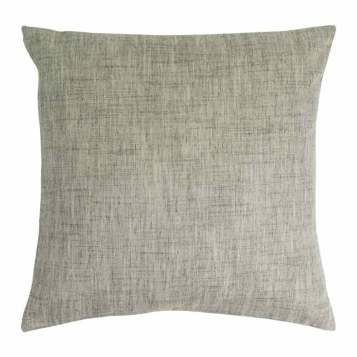 square Linen cushion Cover in Acid Grey colour.