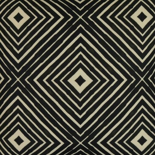 Ethnic inspired outdoor cushion with kaleidoscope pattern