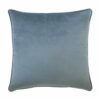 Image of flint grey cushion made of velvet material