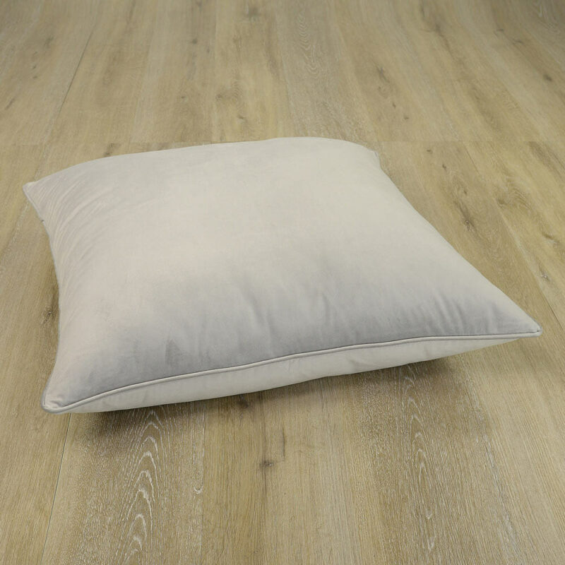 Flint Grey Velvet Floor Cushion Cover - 70cm x 70cm SC495-70 Photo of large 70cm floor cushion in flint grey colour