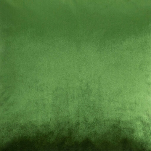 closer look at a Velvet cushion in Emerald colour