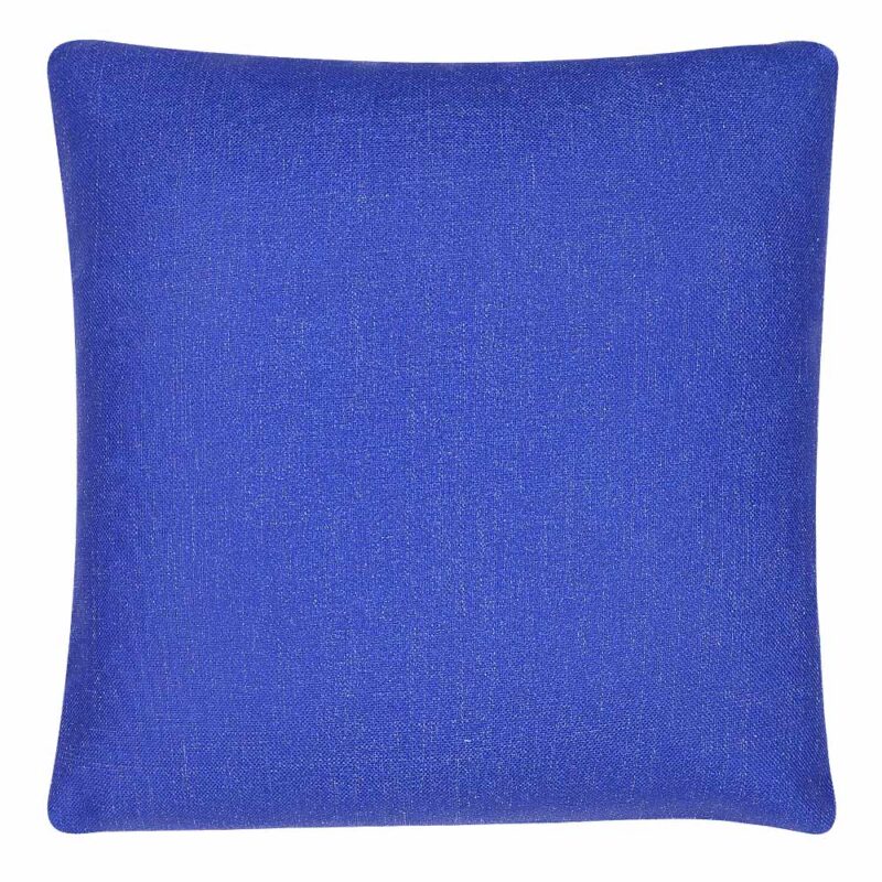 Garland Blue Cushion Cover 45cm x 45cm SC618 45 Photo of plain blue cushion in 45cm x 45cm size