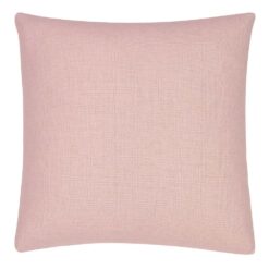 Image of plain pink cushion cover in 45cm x 45cm size