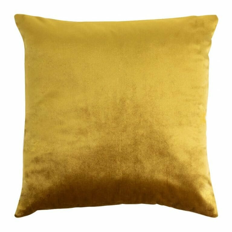 Burnt Orange Velvet Linen Cushion Cover