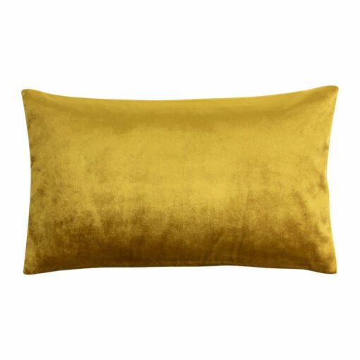 Rectangular Velvet cushion cover in Topaz colour.