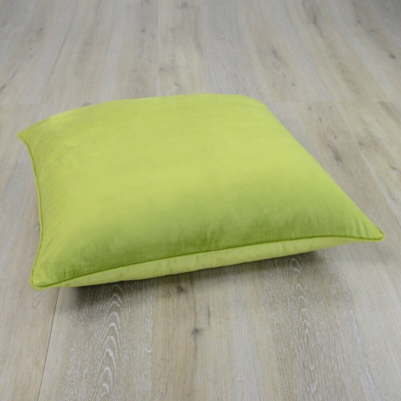 Green Velvet Floor Cushion Cover - 70cm x 70cm SC427-70 Velvet floor cushion in green colour
