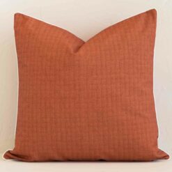A superior outdoor rust cushion cover yielding a solid-colour style and in a classy large size.