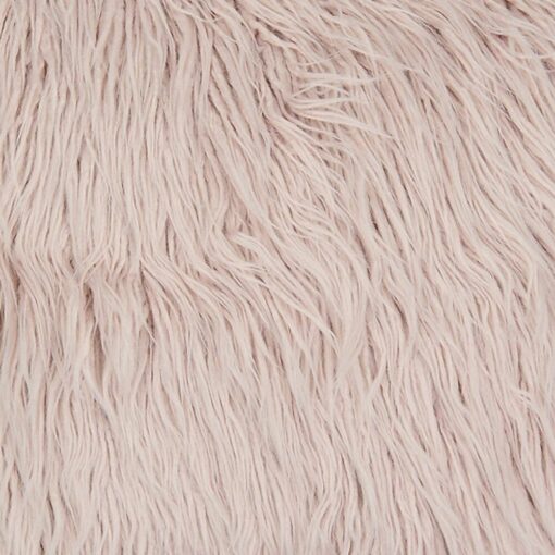 a closer look at a square fur cushion cover in lilac - 45cm x 45cm