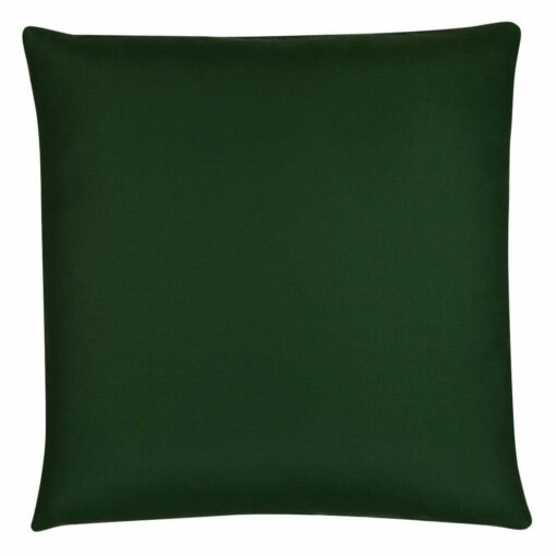 Photo of deep pine green outdoor cushion cover in 45cm x 45cm size