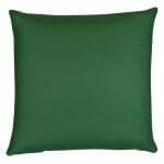Photo of deep sage green outdoor cushion cover made of UV and mould resistant material