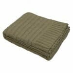 Beautiful plush all-cotton knitted blanket 150cm x 130cm
