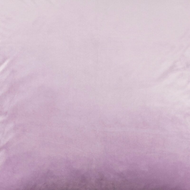 A close up of the 45x45 velvet cushion cover in lavender