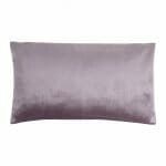 Rectangular Velvet cushion in Lilac colour.