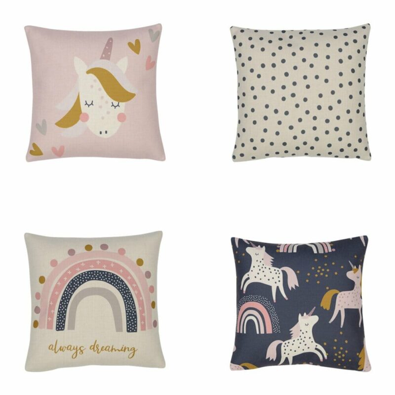 Little Unicorn 3 Kids Cushion Cover Collection - COL935