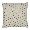 Photo of cotton linen blend cushion with polka dots