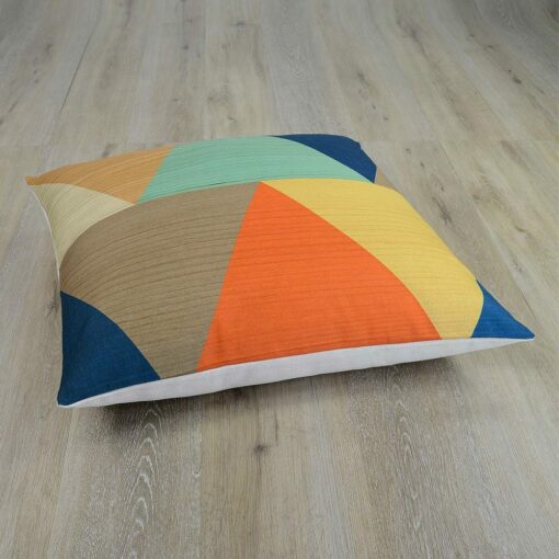 70cm x 70cm floor cushion with bold colours