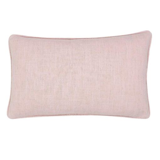 Rectangular Cushion in Carnation Pink colour.