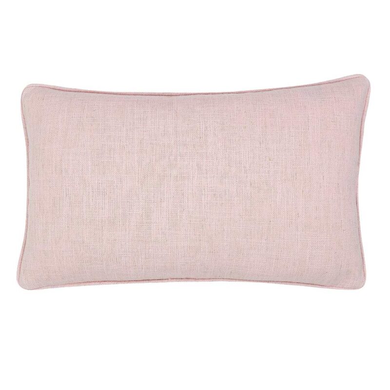 Meriden Baby Pink Rectangular Cushion 30cm x 50cm SC525 30 Rectangular Cushion in Carnation Pink colour.