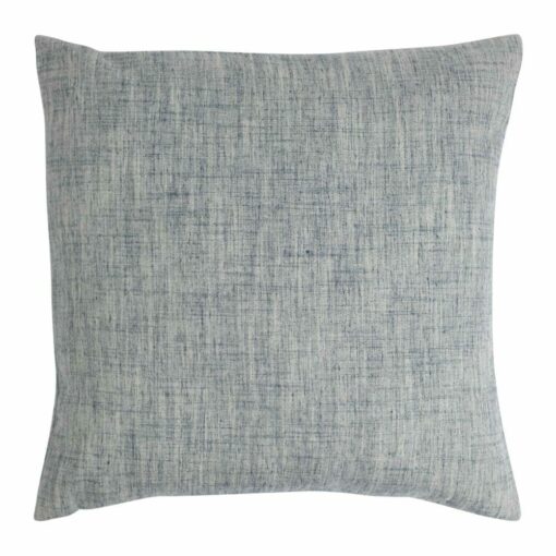 square Linen cushion in Slate Blue colour.