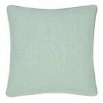 square cushion cover in mint green colour.