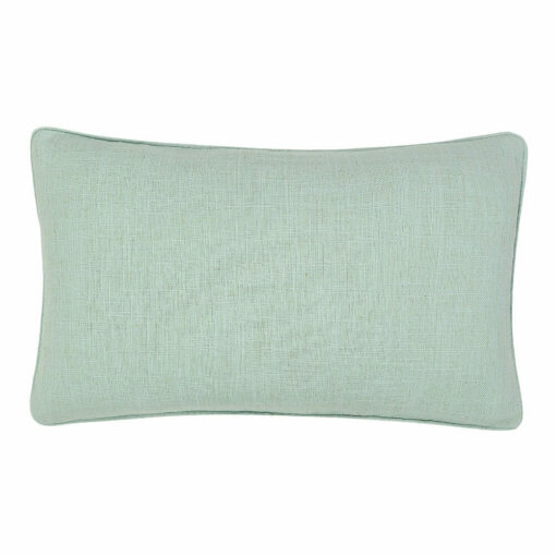 Rectangular cushion in mint green colour.