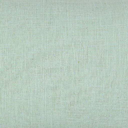 closer look at a Rectangular cushion cover in mint green colour.