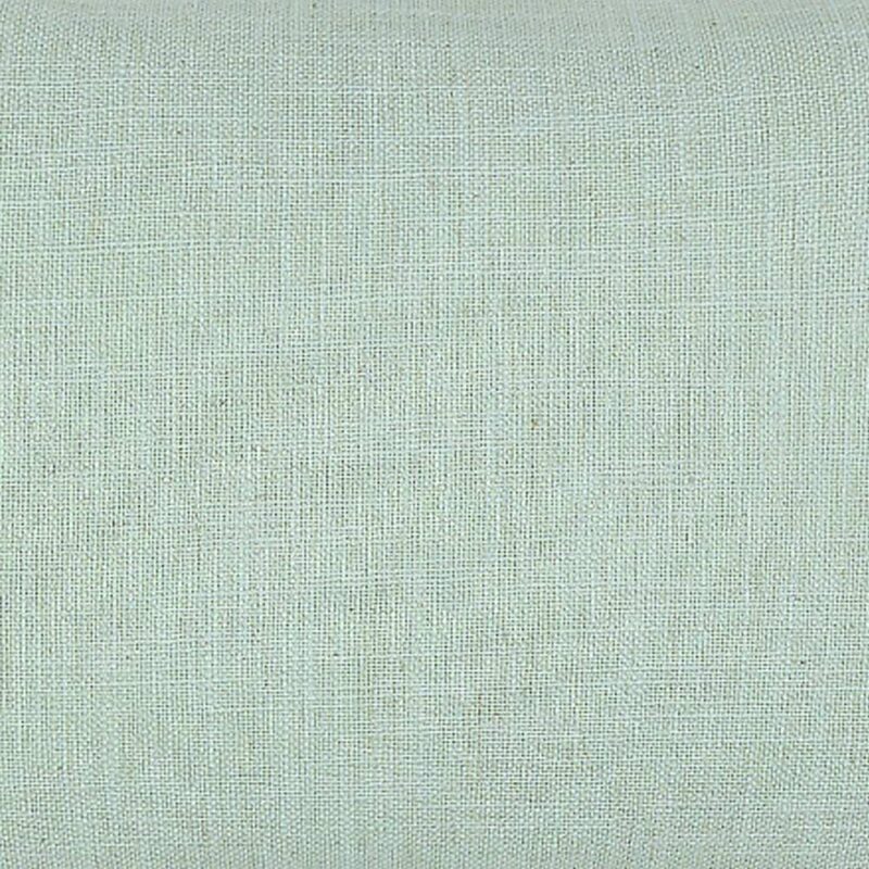 closer look at a Rectangular cushion cover in mint green colour.