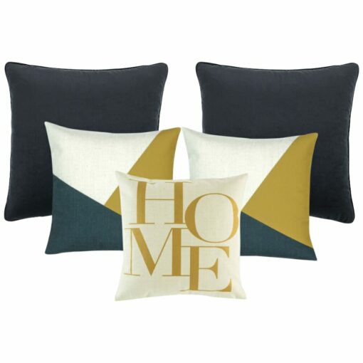 5-piece cushion set with minimalist design