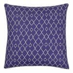 Photo of purple outdoor cushion cover in 45cm x 45cm size