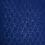 Close up image of navy blue wool knit cushion cover