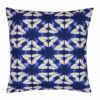 Photo of 45cm x 45cm kaleidoscope inspired cushion cover in china blue and white colours